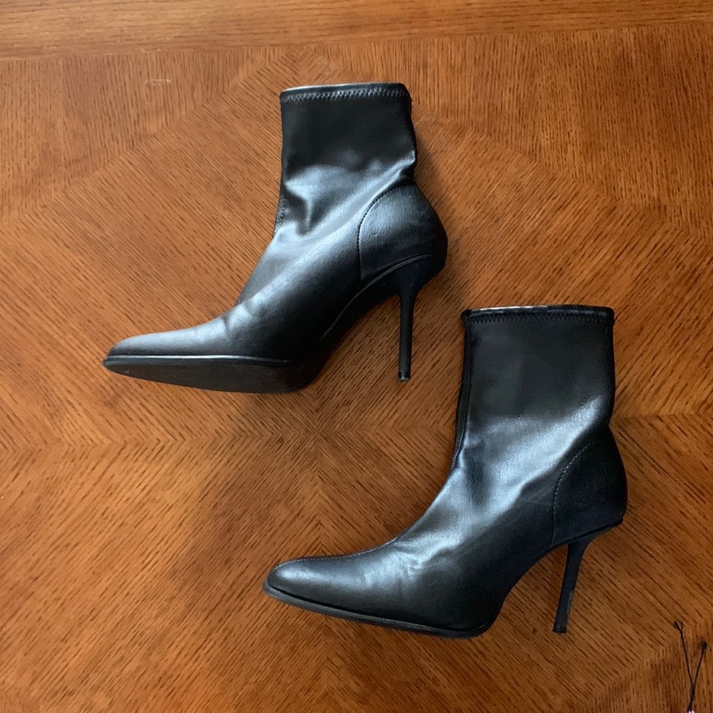 Zara leather boots